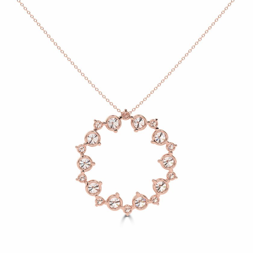 Złoty naszyjnik NRD6263 - Diament